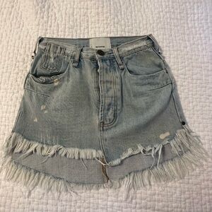 One Teaspoon denim skirt